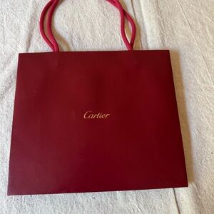 Cartier shopping bag